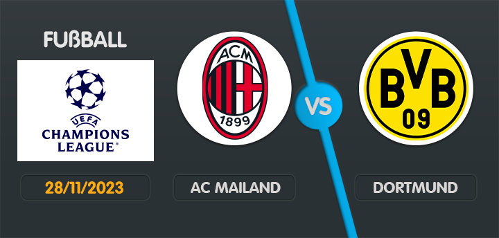 Ac mailand dortmund champ league nov