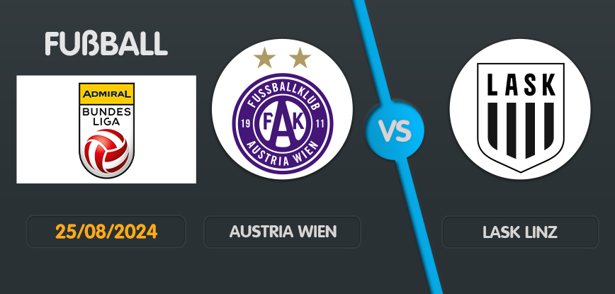 Austria Wien gegen LASK Linz
