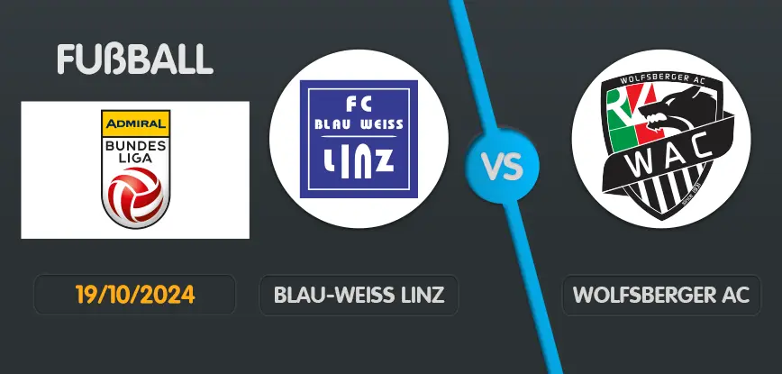 Blau weiss linz wolfsberger ac bundesliga oesterreich okt