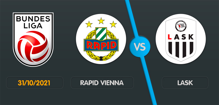 Das spiel rapid wien lask oktober