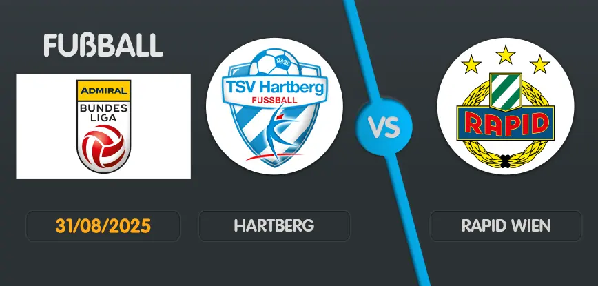 Hartberg rapid wien bundesliga oesterreich aug