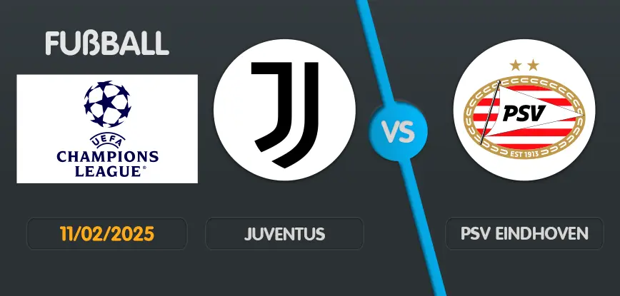 Juventus gegen PSV Eindhoven