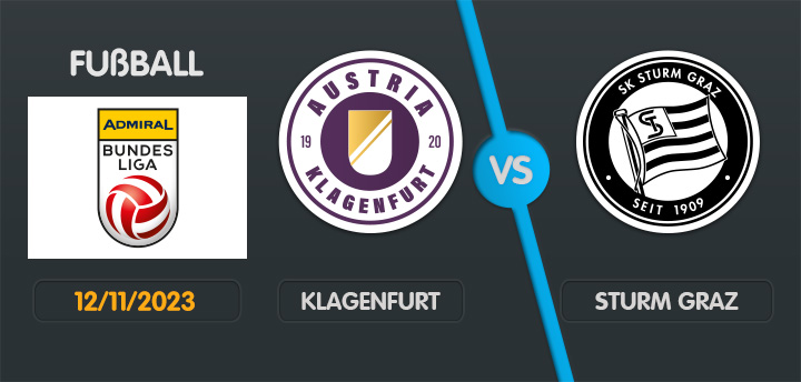 Klagenfurt gegen Sturm Graz