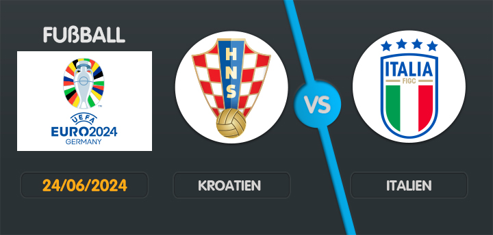 Kroatien gegen Italien