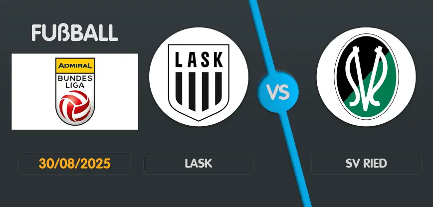 Lask linz sv ried bundesliga oesterreich aug