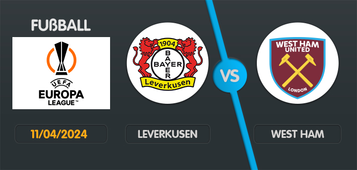 Leverkusen west ham europa league april