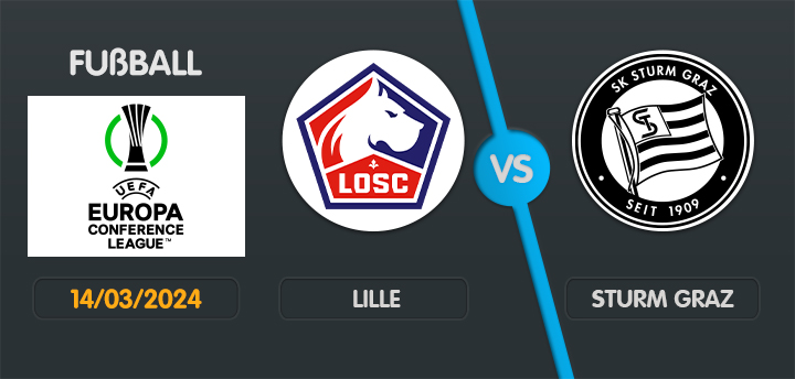 Lille sturm graz conf league marz