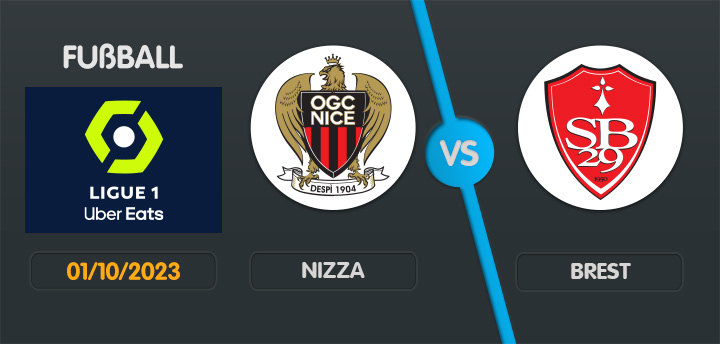 Nizza gegen Brest