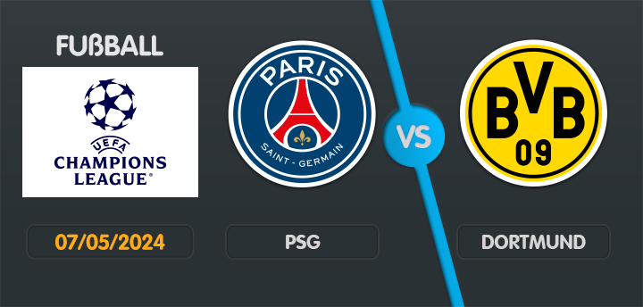 Psg dortmund champ league mai