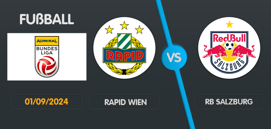 Rapid wien rb salzburg bundesliga oesterreich sept