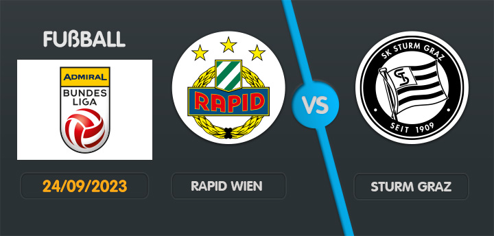 Rapid wien sturm graz bundesliga oesterreich sept