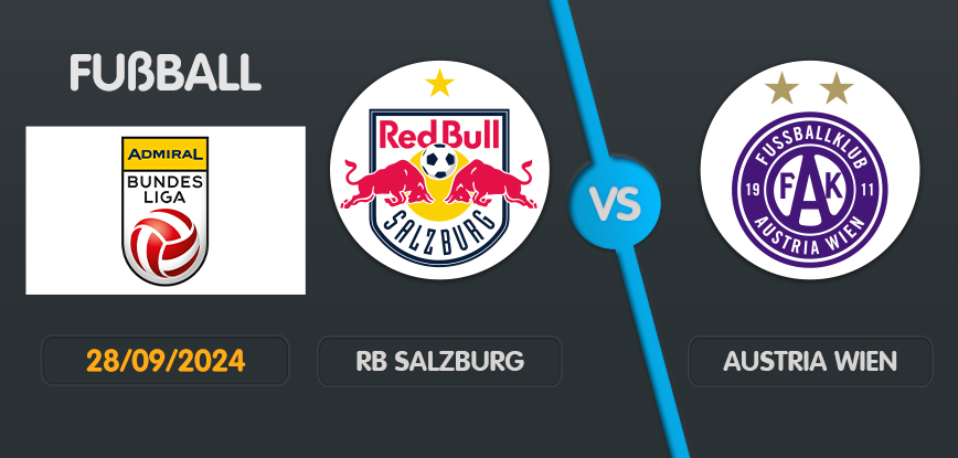 Rb salzburg austria wien bundesliga oesterreich sept