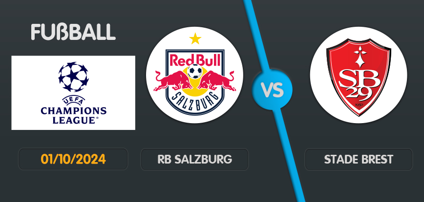RB Salzburg gegen Stade Brest