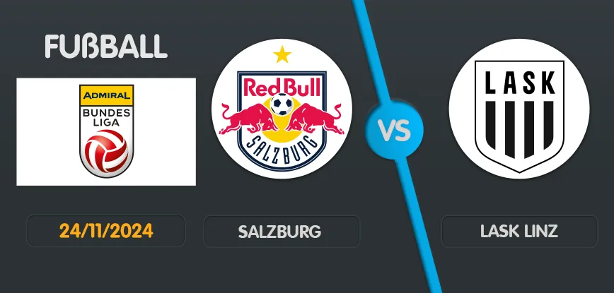 Salzburg gegen Linz LASK