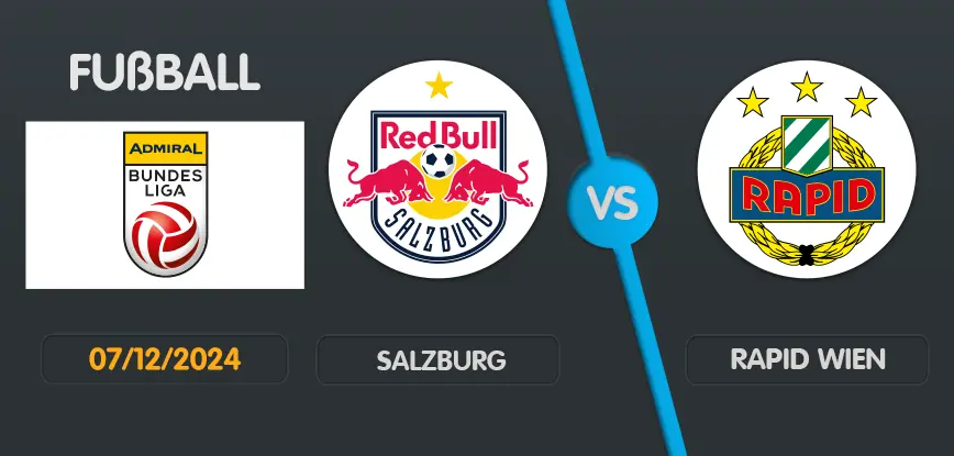 Salzburg gegen Rapid Wien