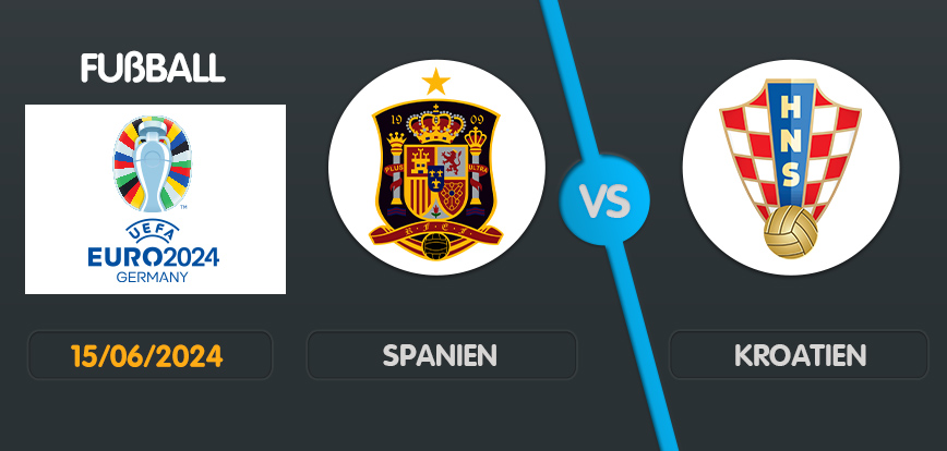 Spanien gegen Kroatien