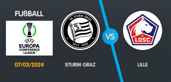 Sturm graz lille conf league marz