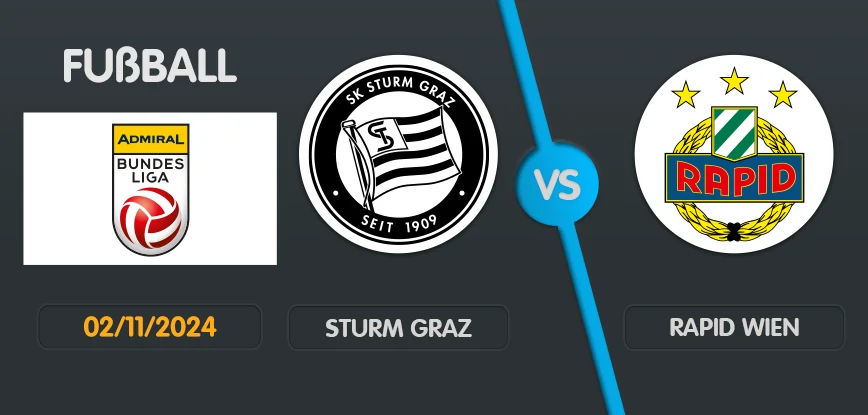 Sturm Graz gegen Rapid Wien