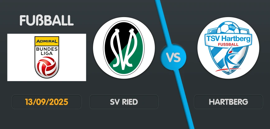 SV Ried gegen Hartberg