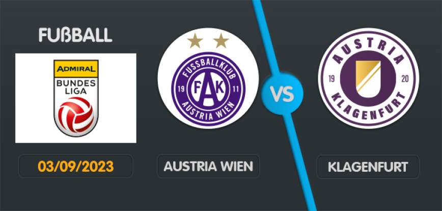 Austria Wien gegen Klagenfurt