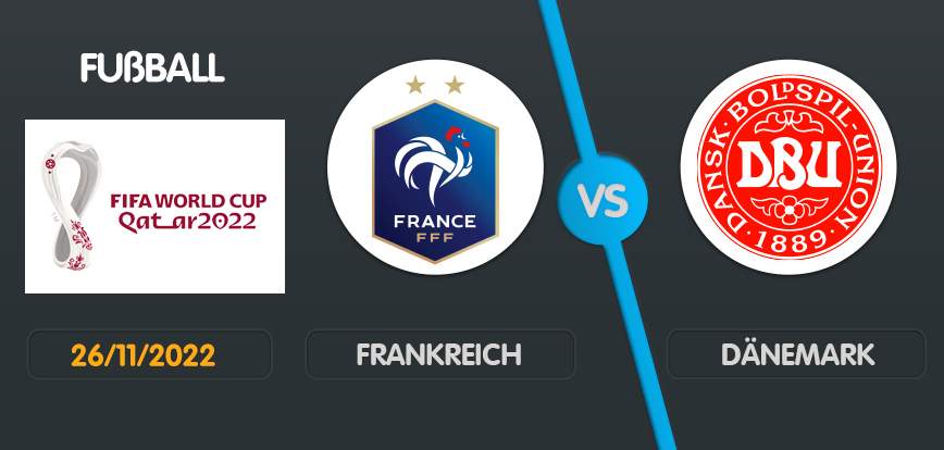 Frankreich gegen Dänemark