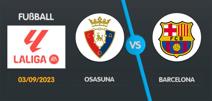 Osasuna gegen Barcelona