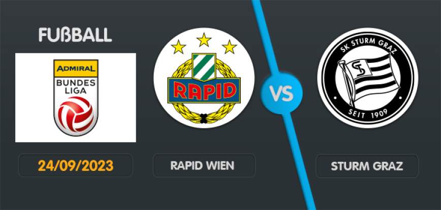 Rapid Wien gegen Sturm Graz